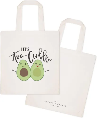 Vista 3 de The Cotton & Canvas Co. Bolsa de compras reutilizable de tela, bolsa para ir al mercado