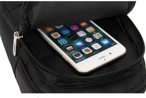 Vista 7 de Bolso de pecho de lona para hombre Bolsa de ocio deportiva pequeña mochila Oxford tela bolsa de mensajero de un solo hombro