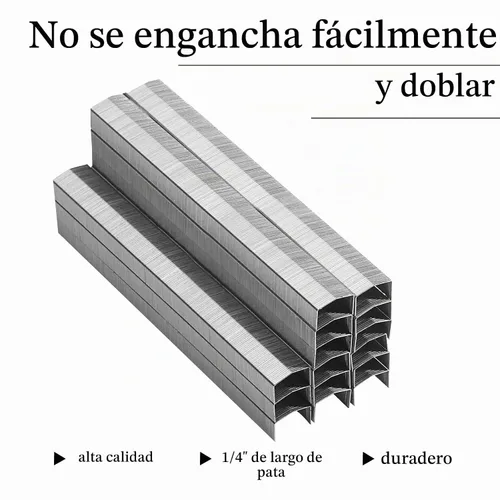 Vista 6 de B8 Crown 30,000 grapas resistentes, longitud de pierna de 1/4 de pulgada para grapadoras B8, hogar, escuela, oficina