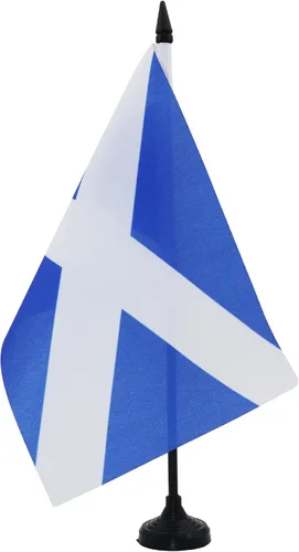 Vista 177 de AZ FLAG Aland Table Flag 4x6 in 100D Polyester Plastic Base Indoor use Finnish 15x10 cm desk flag stitched finish with reinforced edges with