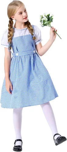 Vista 5 de IBTOM CASTLE Disfraz de Halloween para mamá y yo, vestido de princesa, ropa de carnaval, fiesta de cumpleaños, cosplay