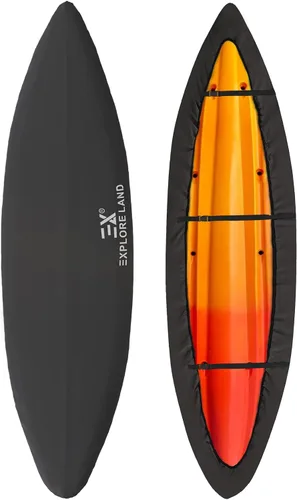 Vista 11 de Explore Land Cubierta universal impermeable para cabina de kayak, cubierta de sello para cabina de kayak para interior y exterior, regular de 44 x