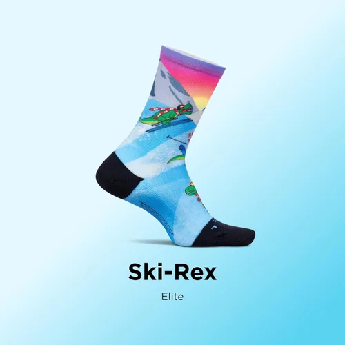 Vista 9 de Feetures Elite Light Cushion Mini Crew Sock - Calcetines deportivos con compresión dirigida