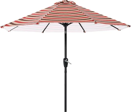 Vista 12 de ABCCANOPY 7.5FT Patio Umbrella Outdoor 6 RibsTable Umbrella(Brown)