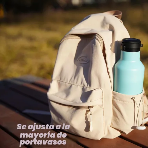 Vista 7 de Botella de agua aislada con pajilla, 25 onzas de doble pared de acero inoxidable al vacío con 2 tapas, cielo