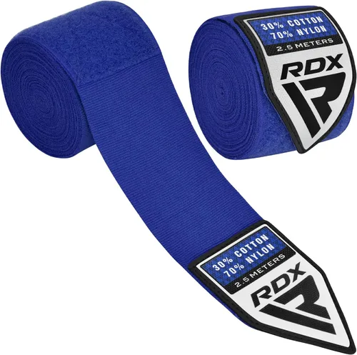 Vista 8 de RDX Boxing Wraps Kids 2.5M Guantes internos, Vendajes elásticos para el pulgar, Junior Under Mitts Protector de puño de mano Correas de soporte
