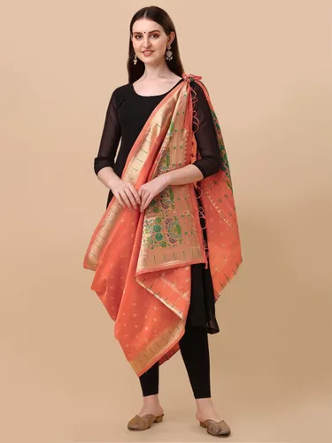 Vista 12 de Estampado Animal Seda Hani Dupatta
