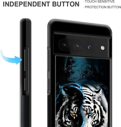 Vista 315 de Compatible con Google Pixel 4A 5G Mobile Case Creative Acrylic Panel trasero Silicona Protección Grip especialmente diseñado para Google Pixel 4A 5G