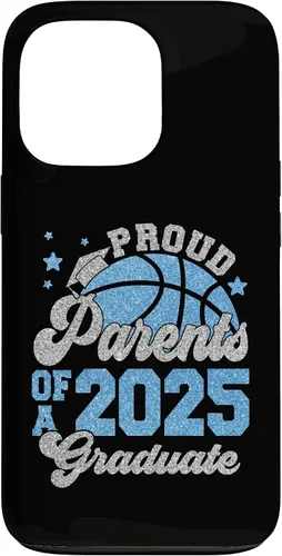 Vista 10 de iPhone 16 Parents of a 2025 Graduate Senior Graduation Basketball Case