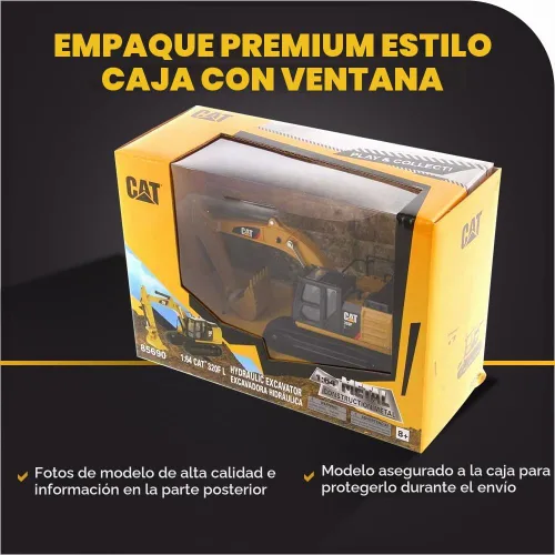 Vista 6 de Excavadora hidráulica Diecast Masters 1:64 Modelo Cat 320F L, 85690