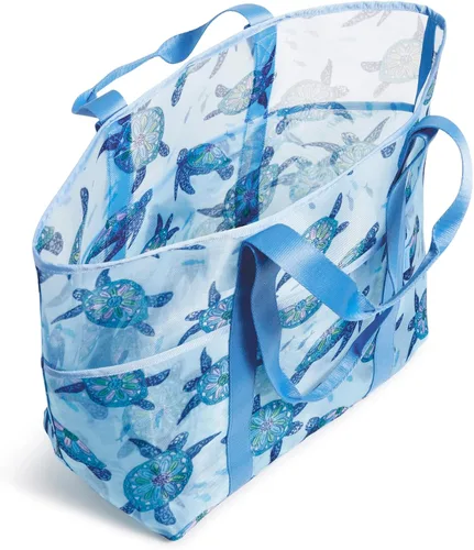 Vista 3 de Vera Bradley Bolso de playa de malla con múltiples bolsillos