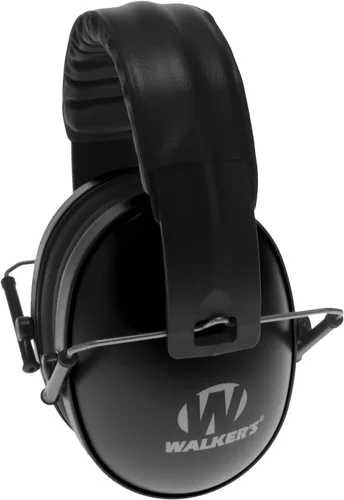 Vista 6 de WALKER'S Diadema acolchada plegable de perfil bajo para jóvenes y mujeres, orejeras de protección auditiva ajustable