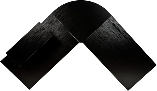 Vista 7 de Flash Furniture Ginny - Escritorio esquinero para juegos en forma de L para ahorrar espacio y estante para monitor, escritorio de computadora de 2