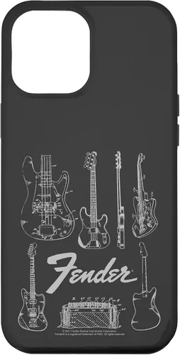 Vista 26 de Fender Carcasa de Guitars Line Art para iPhone 17