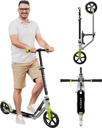 Vista 14 de Adult Scooter with Big Wheels Adjustable Height, Foldable Aluminum Frame Smooth Ride for Urban Commuting and Outdoor Fun Suitable for Teens