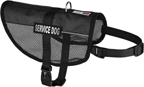 Vista 12 de Dogline Chaleco para perro de servicio, 17 x 21 pulgadas, rojo