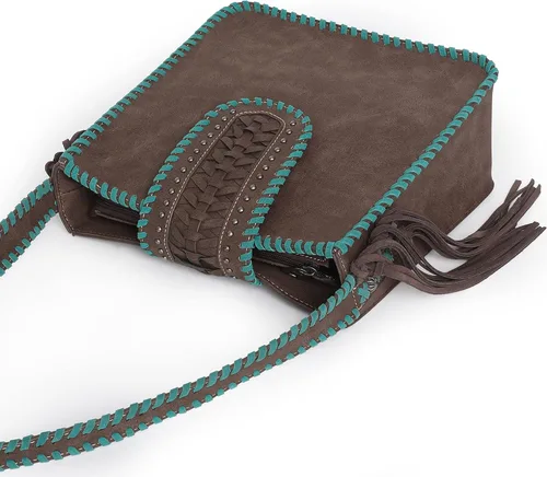Vista 6 de Montana West Western Hobo - Bolso de mano para mujer, con cartera