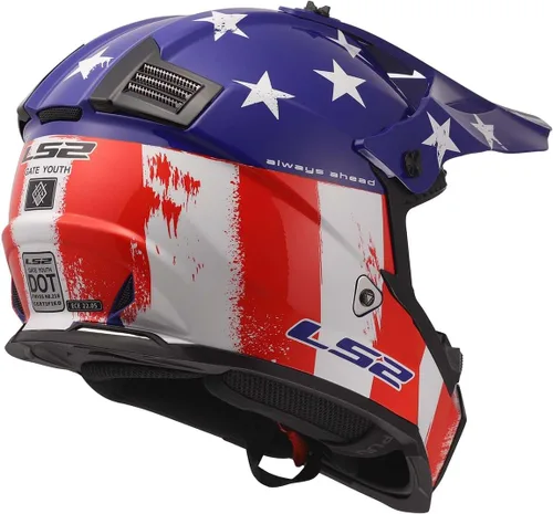Vista 5 de LS2 Helmets Gate - Casco integral juvenil