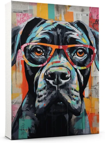 Vista 18 de Thuan Affenpinscher - Póster de lienzo con tus fotos, arte de pared para decoración del hogar, regalo conmemorativo para amantes de las mascotas