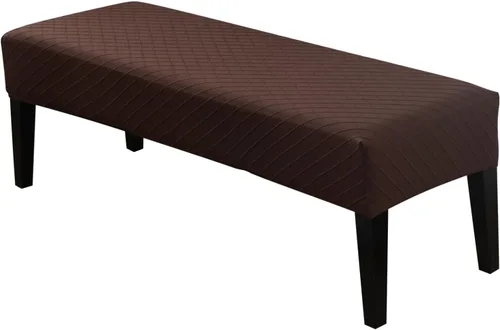 Vista 28 de SearchI Funda para banco de comedor, fundas largas elásticas y lavables para asiento de banco de banco rectangular, para comedor, sala de estar Flor