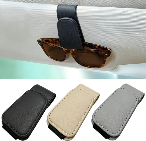 Vista 8 de EldHus Soporte para Gafas de Sol de Coche para Visera, Clip Magnético Soporte para Gafas de Coche, Soporte Universal para Gafas de Sol y Gafas