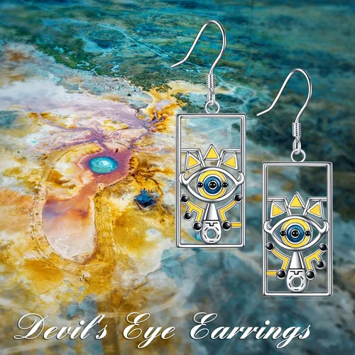 Vista 6 de CRMAD Aretes de anime de plata de ley, alas de setahongozelda para mujer, Metal, no conocido
