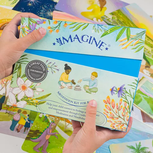 Vista 5 de Imagine Tarjetas de meditación + paquete de kit