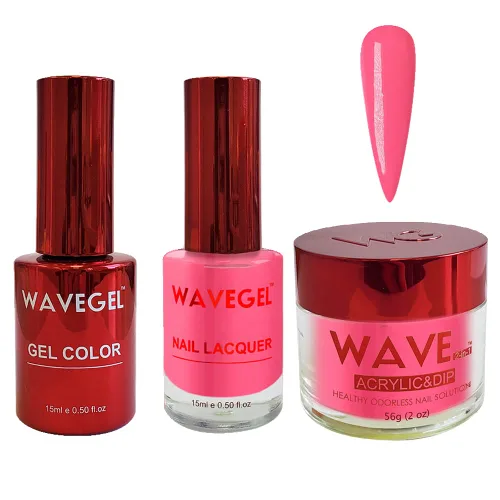 Vista 4 de WAVEGEL - Juego de gel de remojo, laca de uñas y polvo acrílico y polvo de inmersión a juego - Colección Queen - #001 Negro sedoso