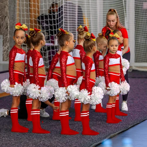 Vista 5 de Unittype 6 pares de calcetines de fútbol para niños pequeños de 3-67-1314 años más de edad, calcetines de fútbol a rayas