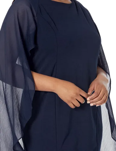 Vista 5 de DKNY Vestido de capa de crepé para mujer