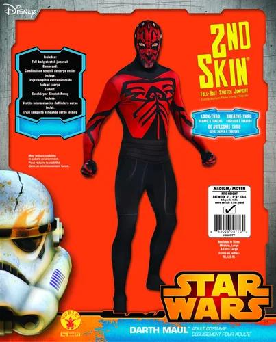Vista 2 de Rubies Star Wars 2nd Skin para hombre