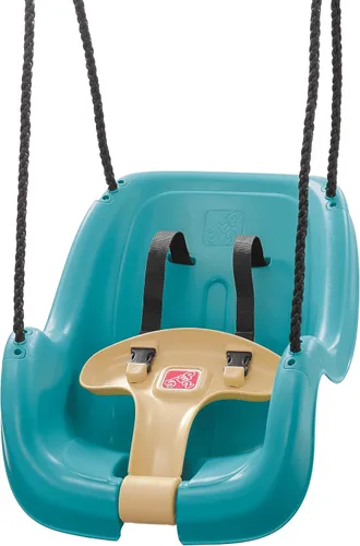Vista 7 de Asiento de columpio color turquesa para niños, para uso exterior, de Step2