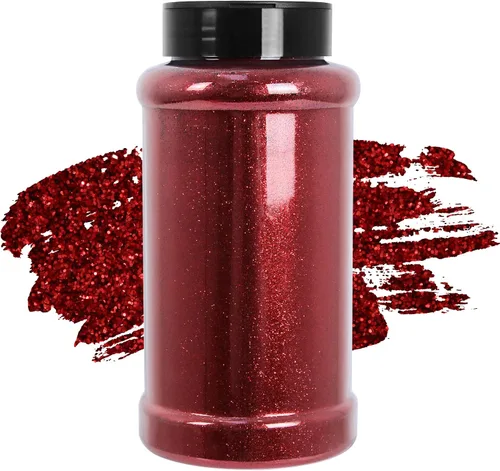 Vista 40 de Purpurina negra ultrafina, 16 onzas (1 libra), purpurina fina para manualidades de resina, uñas, vasos, slime, cosméticos y decoración de festivales