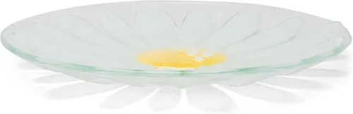 Vista 5 de DEMDACO Silvestri Glass Fusion Daisy Plate