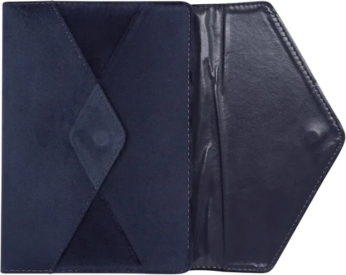 Vista 2 de Eccolo - Cuaderno rayado, diario de terciopelo de tapa dura para mujeres y hombres, 256 páginas marfil, diario de escritura único para el trabajo
