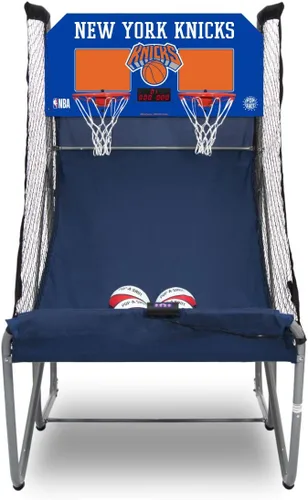 Vista 29 de Pop-A-Shot - Home Dual Shot Arcade Basketball Game with NBA Graphics l Sensor Scoring l 16 Game Modes l 7 Balls l Foldable Storage l for All NBA Fans