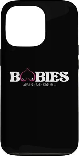 Vista 10 de iPhone 11 Funny Boobies Make Me Smiles Funda de humor para adultos