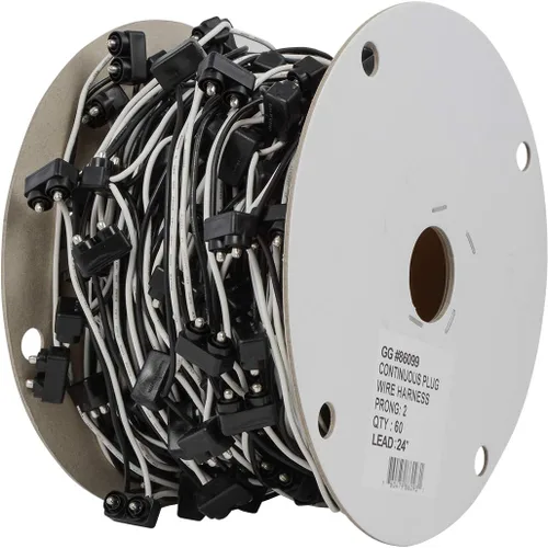 Vista 6 de GG Grand General 86093 Arnés de cables continuo de 2 puntas, 6 pulgadas, 200 enchufes por rollo