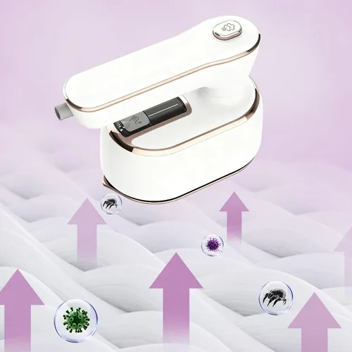 Vista 7 de Mini plancha de vapor, plancha de vapor portátil de viaje, 2 en 1, planchado al vapor y en seco, planchas eléctricas de mano de 1000 W, removedor