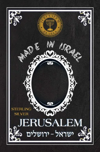 Vista 3 de Colgante de plata de ley 925 con injertado clásico en mesiánico, estrella de David/pez/Menorah Israel, en 3 tamaños diferentes, símbolo