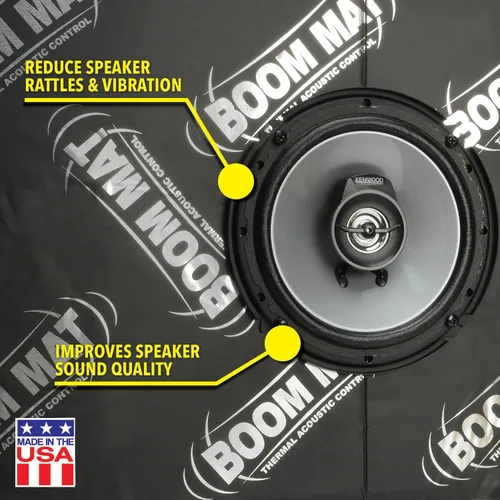 Vista 8 de Design Engineering Material Amortiguador Boom Mat XL 4mm 12.5" x 24" (5 Hojas) 050222 Automotive Sound Deadening Mat Reduces Road & Engine