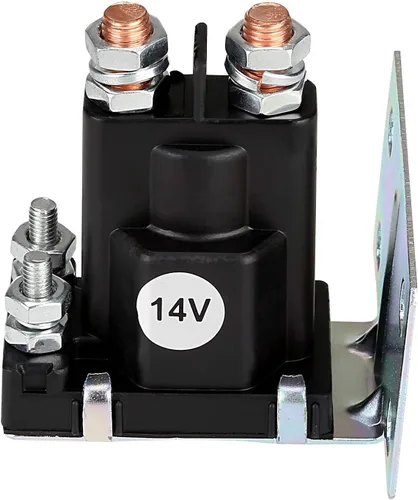 Vista 3 de Reemplazo del solenoide del carro de golf de 14V EZGO TXT Gas 4 Terminal Solenoide 1994-Up 27153-G01, 27153G01, 612813