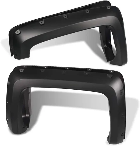Vista 4 de CHEDA Aletas de parachoques, Compatible con Chevy Silverado 1500/2500HD/3500HD 2007 2008 2009 2010 2011 2012 2013 78.7” / 97.6” de cama larga, 4