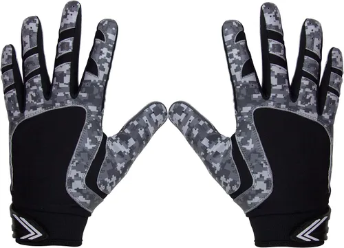 Vista 9 de Pure Athlete Guantes de fútbol con receptor ancho – Guantes de agarre adhesivo de élite, equipo de goteo para WR y espalda defensiva – Adultos