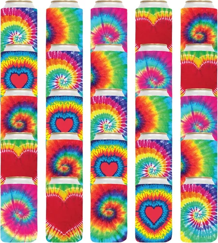 Vista 16 de QualityPerfection Fundas enfriadoras de latas de cerveza (25) de espuma, portavasos de 12 oz para sublimación personalizada HTV, vinilo, bricolaje
