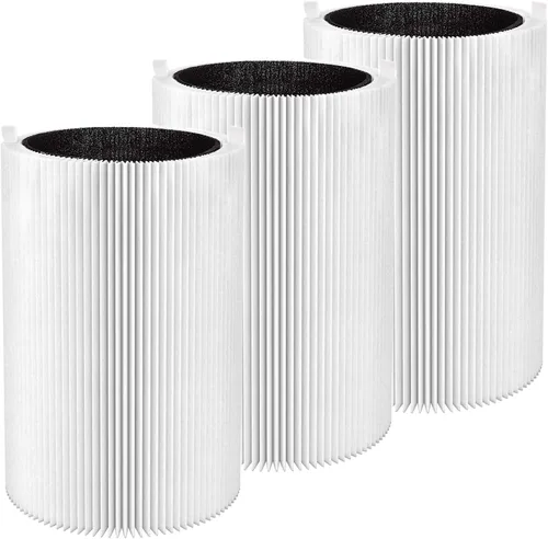 Vista 9 de Paquete de 2 filtros de repuesto Blue Pure 411i Max compatibles con purificador de aire Blueair 411i y 411a Max. Filtro Blue Pure F4MAX, H13 Ture