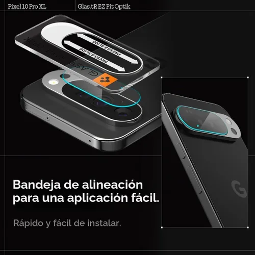 Vista 4 de Spigen Glas.tR EZ FIT Optik - Protector de lente de cámara para Pixel 10