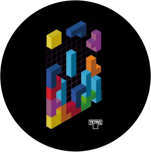 Vista 3 de Tetris PopSockets de arte de juegos 3D intercambiables PopGrip