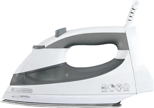 Vista 3 de Black & Decker F976 - Plancha rápida con tecnología Smart Steam, color blanco y plateado
