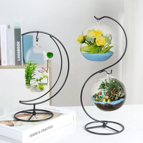 Vista 3 de Soporte de exhibición de adornos con gancho, estante colgante, soporte para adornos de Navidad, decoración para fiestas, soporte para plantas
